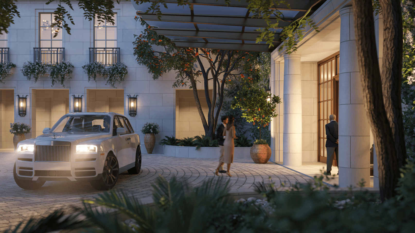 Car By Entrance